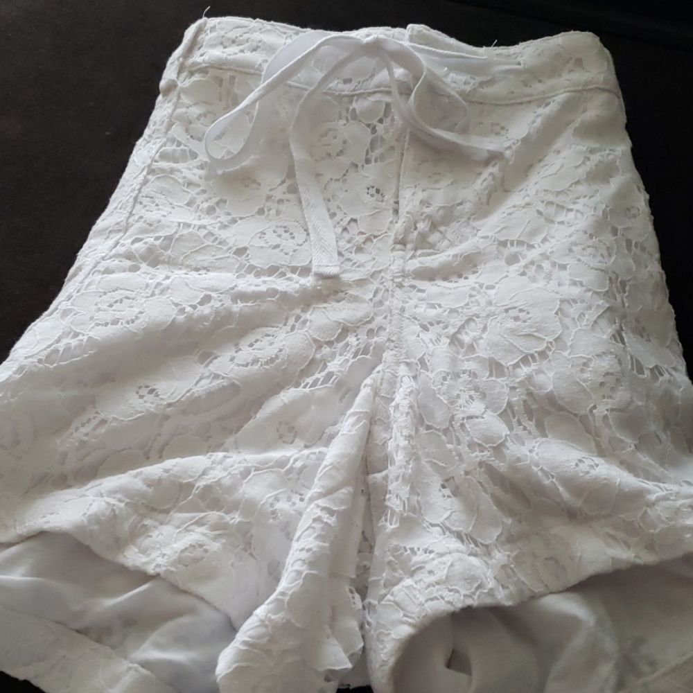White shorts